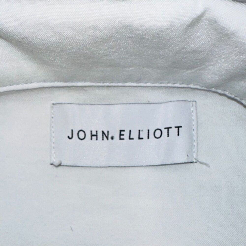 John Elliott Floral Print Camp Shirt in Super Bloom Grid Short Sleeve Sz 2 M - Picture 3 of 11
